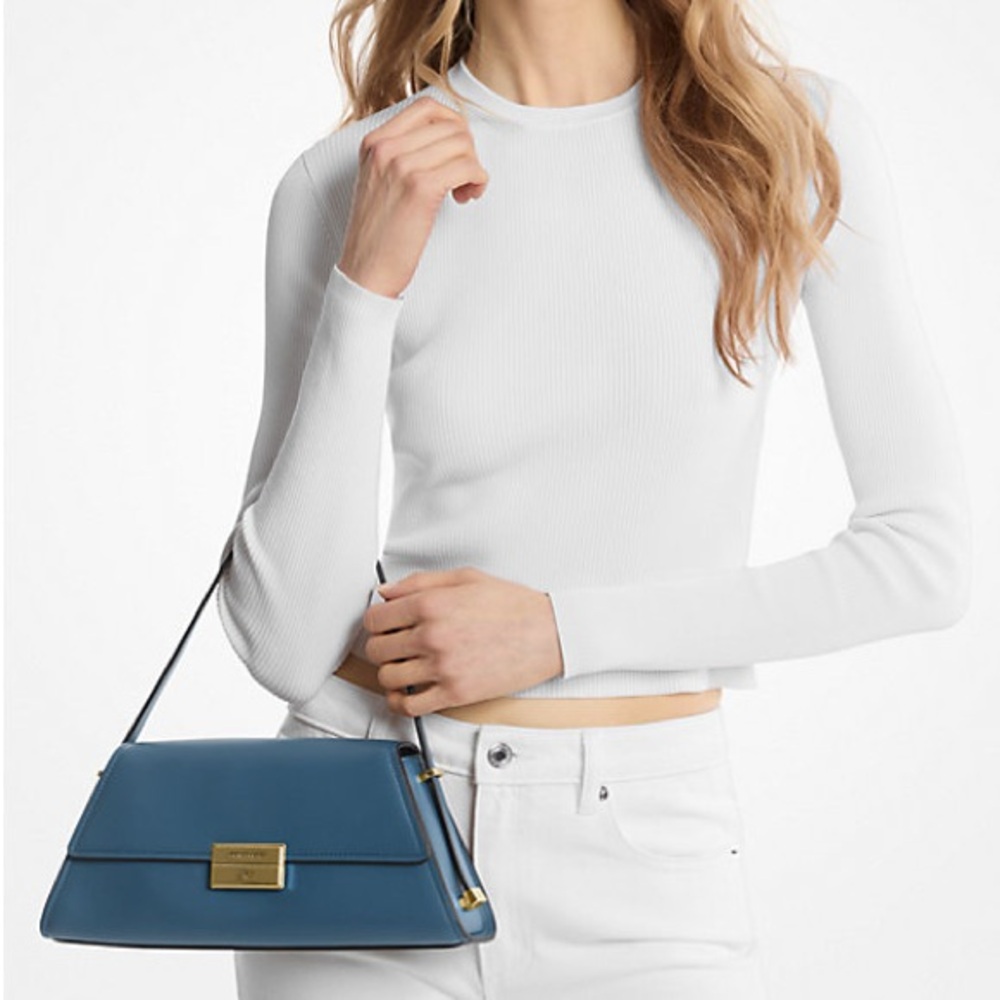 Michael Kors Ludlow Medium Leather Shoulder Bag